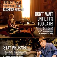 Protect What You Value This Bushfire Season - A3 Poster 2