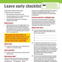Leave Early Checklist