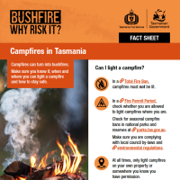 Campfires in Tasmania