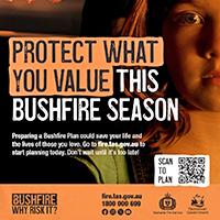 Protect What You Value This Bushfire Season - A3 Poster 1
