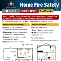 Home Fire Safety Fact Sheet - Smoke alarms in rental properties