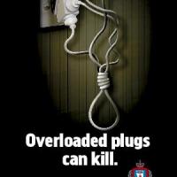 Overloaded plugs can kill A3