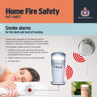 Home Fire Safety Fact Sheet - Smoke Alarms for the Deaf